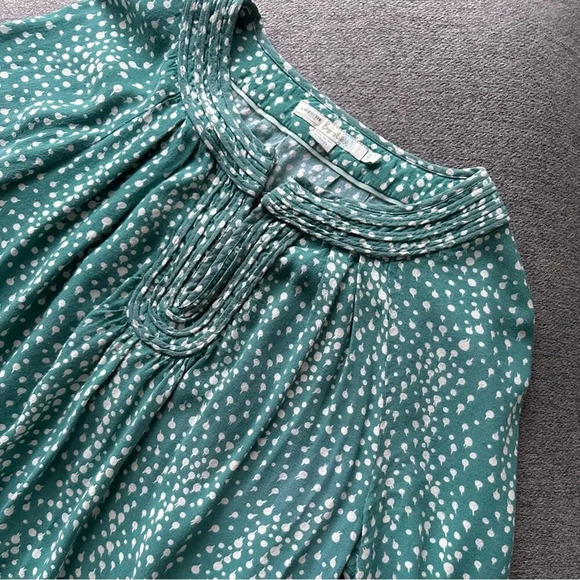 Boden Viscose Polka Dot Long Sleeve Blouse Top Size 2 - Picture 3 of 5